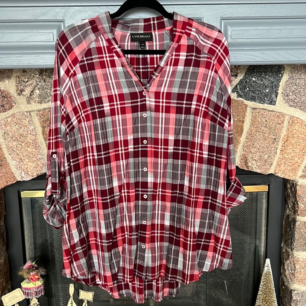 Lane Bryant button up shirt